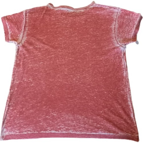 Size M 10-12 Topshop Realitee Vintage Look Pink & White - Picture 4 of 7